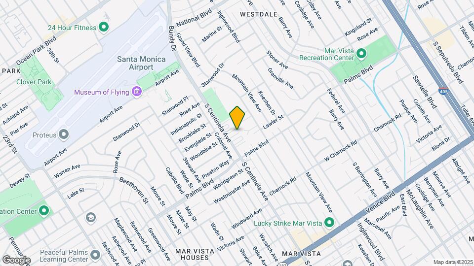 3424-3426 S Centinela Ave Map and Location Details