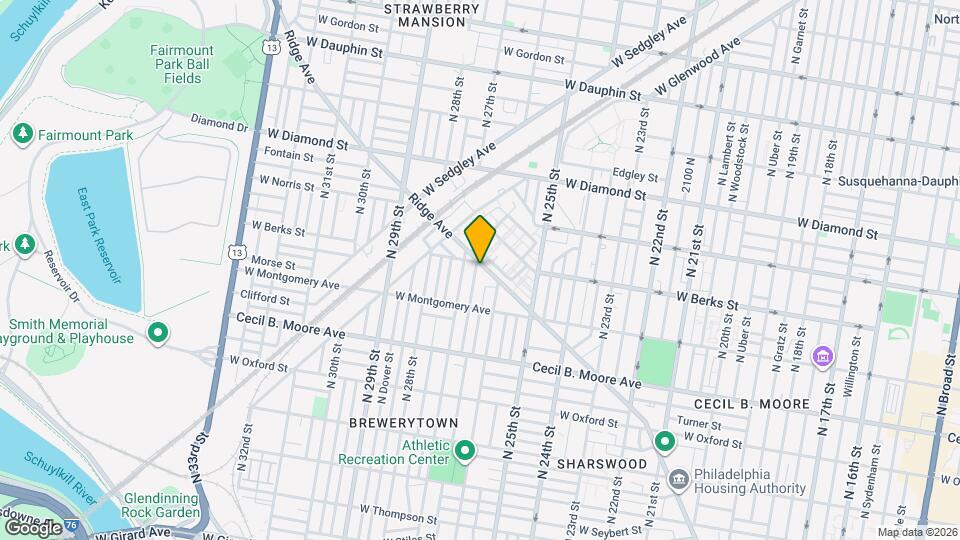 2626-28 Ridge Ave Mapa y Detalles de la Ubicación