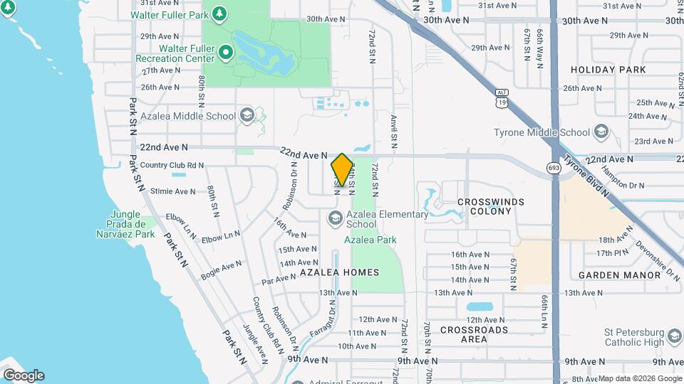 7475 19th Ave N Map and Location Details