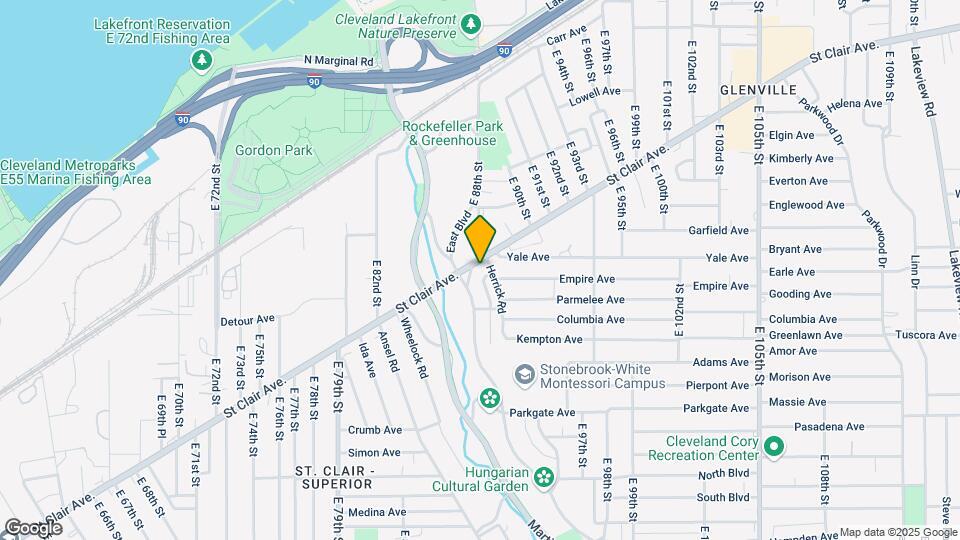 793 East Blvd Map and Location Details