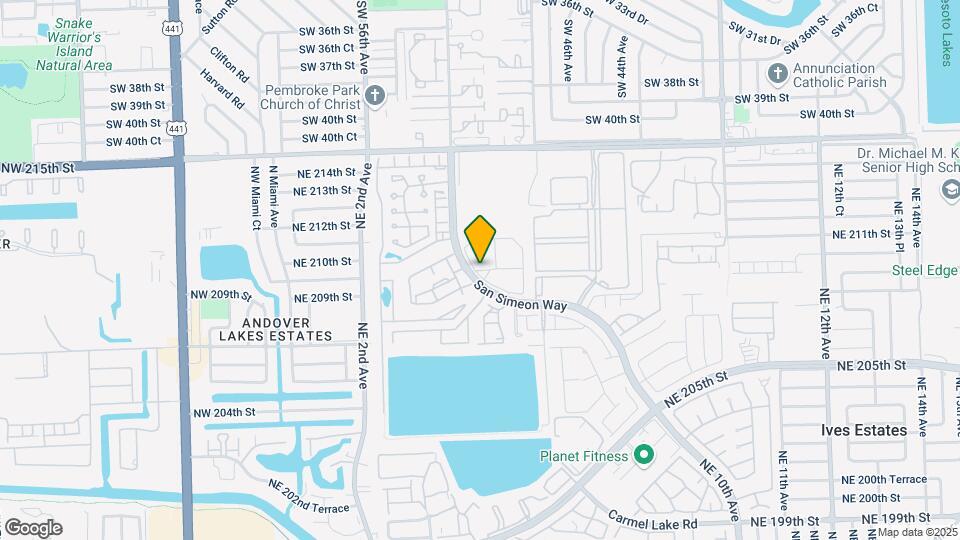 443 NE 210th Cir Terrace Map and Location Details