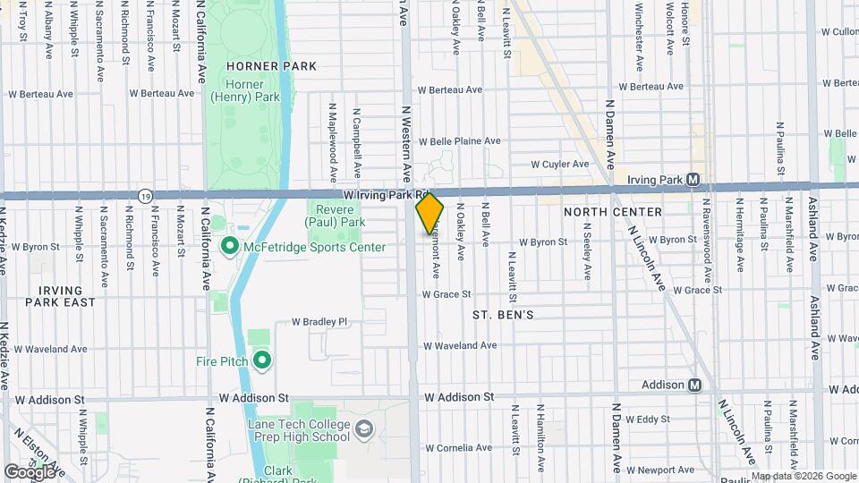 2352 W Byron St Map and Location Details