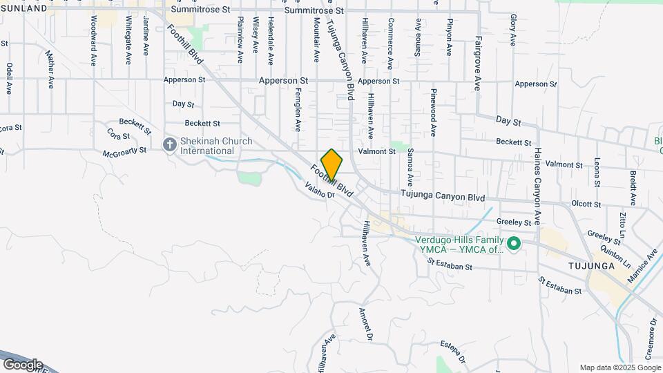 7340 Foothill Blvd Mapa y Detalles de la Ubicación