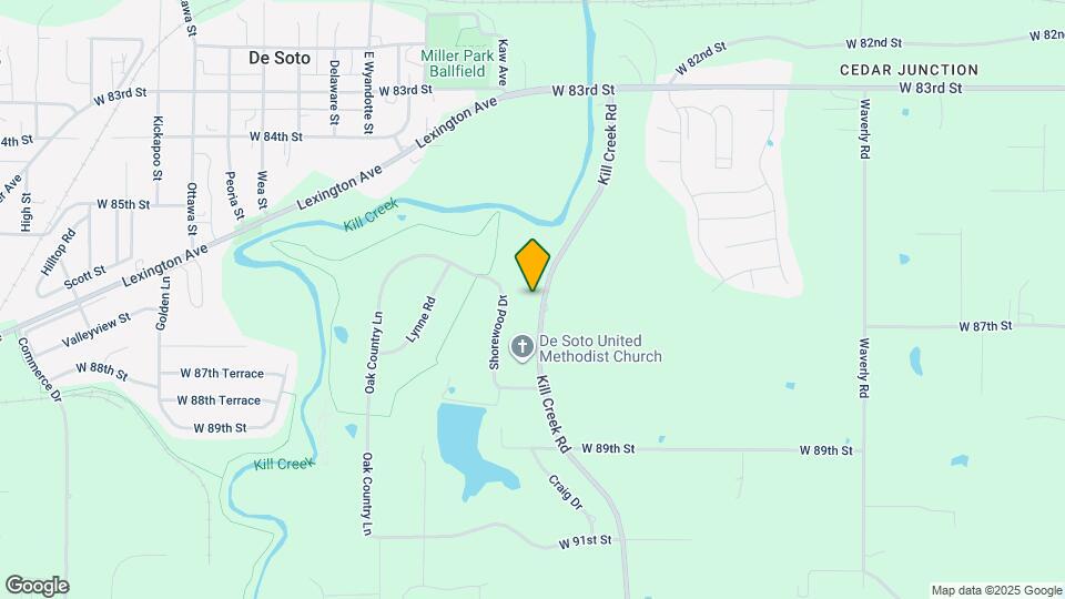 8600 Kill Creek Rd Map and Location Details
