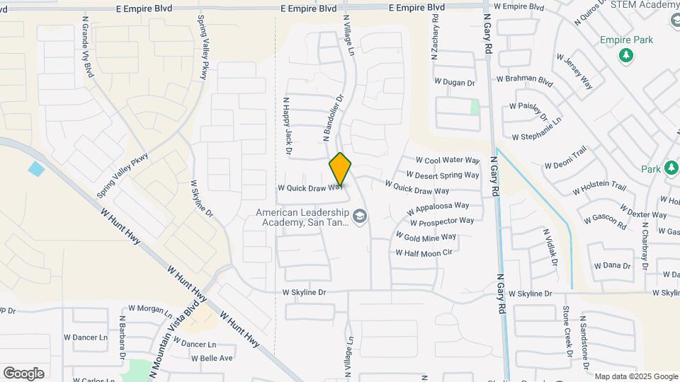 2361 W Quick Draw Way Map and Location Details