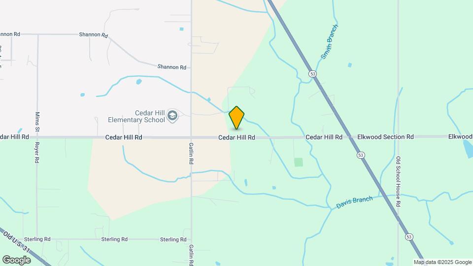 28225 Cedar Hill Rd Map and Location Details