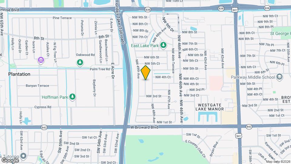 402 NW 48th Terrace Mapa y Detalles de la Ubicación