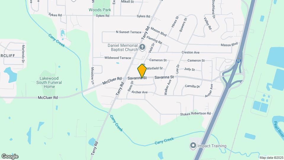 129 Savanna St Map and Location Details