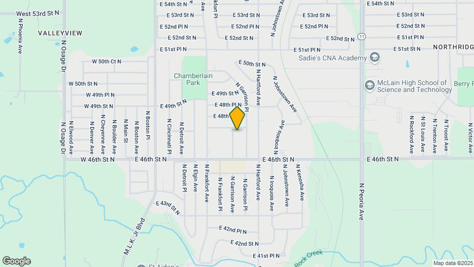 4711 N Garrison Ave Map and Location Details