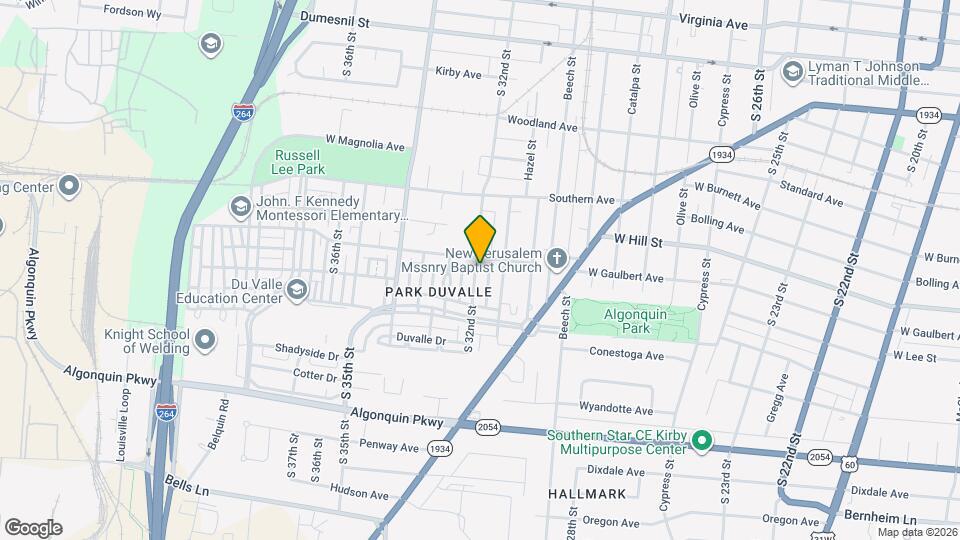 1605 S 32nd St Map and Location Details