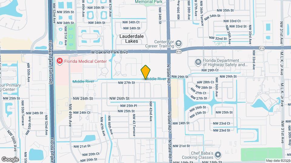 4231 NW 27th St Map and Location Details