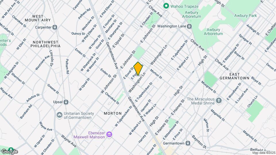 123 E Washington Ln, Unit #3 Map and Location Details