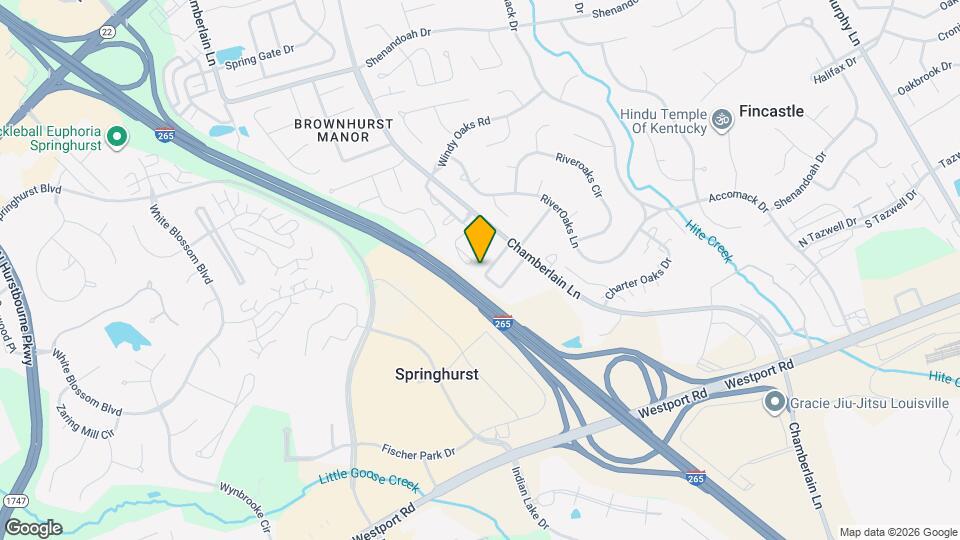 3744 Chamberlain Ct Mapa y Detalles de la Ubicación