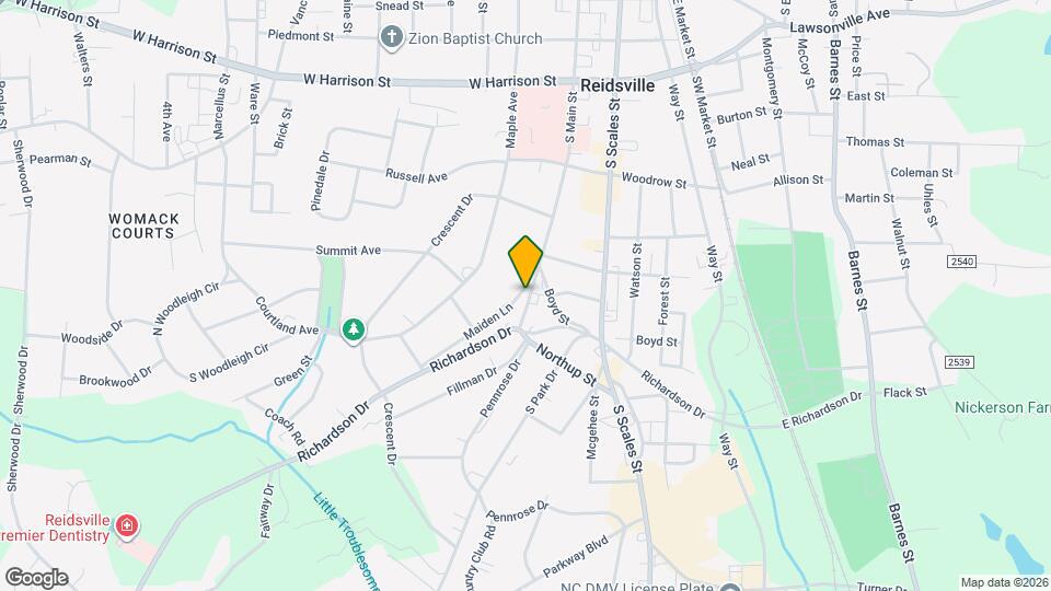 1108 S Main St Map and Location Details