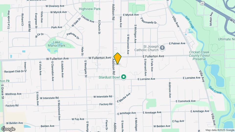 441 S Addison Rd Mapa y Detalles de la Ubicación