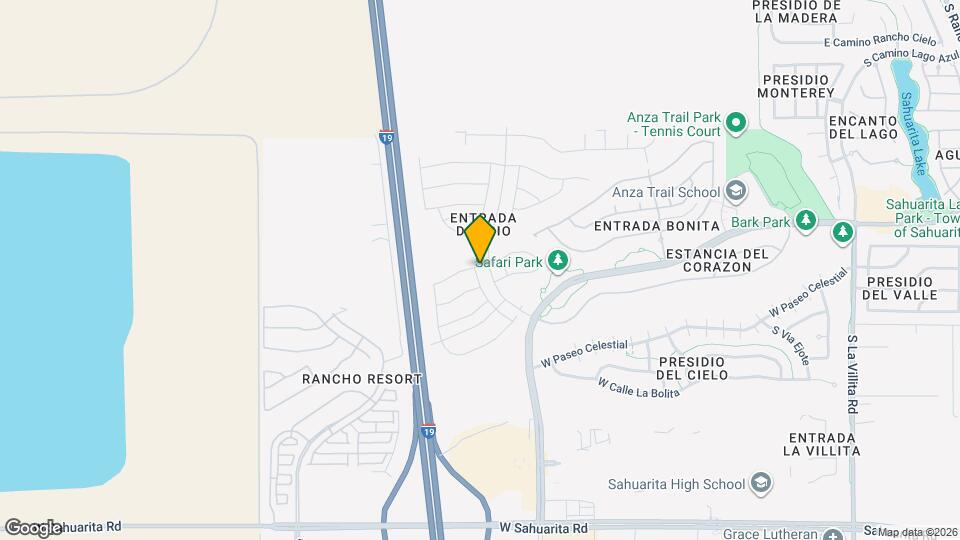 955 W Calle Ronda Map and Location Details