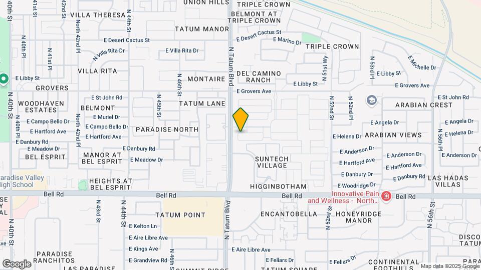 4815 E Village Dr Map and Location Details
