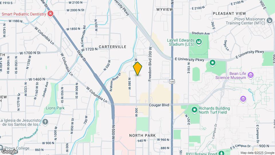 1458 N 300 W Map and Location Details