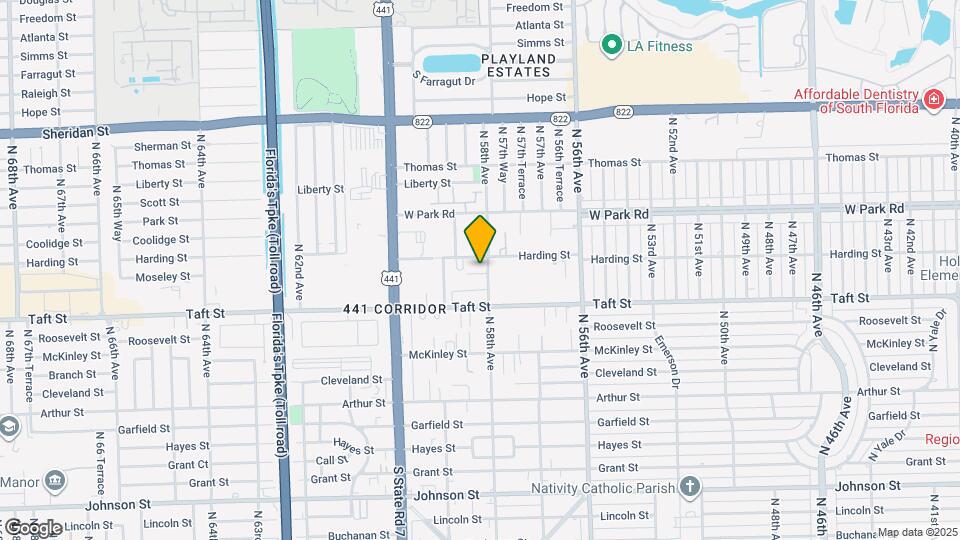 5805 Moseley St Map and Location Details