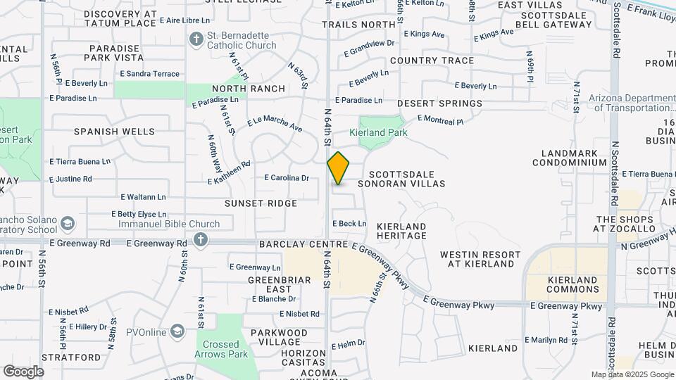 6408 E Waltann Ln Map and Location Details