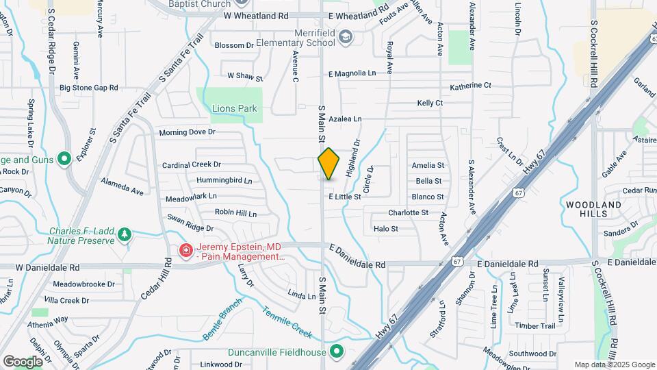 115 Austin Stone Dr Mapa y Detalles de la Ubicación