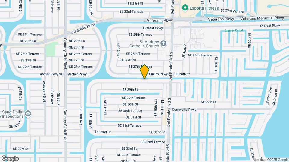 1417 SE 28th Terrace Map and Location Details
