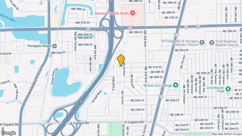 3050 NW 1st Ave Map and Location Details