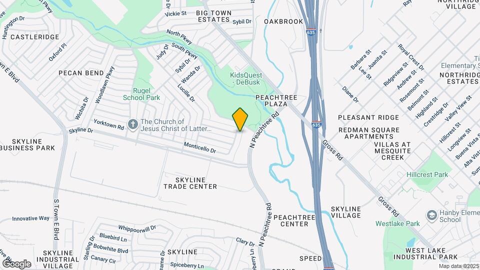 2016 Monticello Dr Map and Location Details