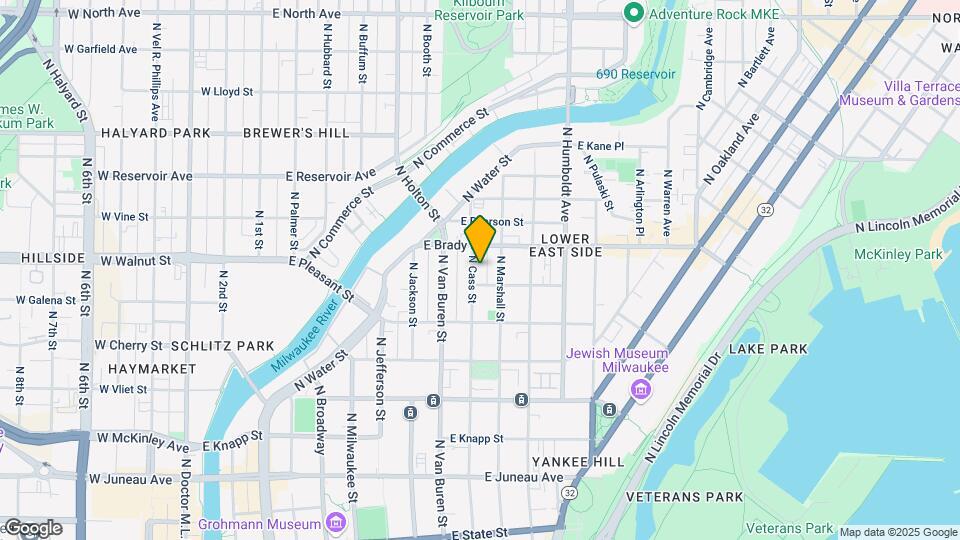 1662 N Cass St, Unit 1662 Mapa y Detalles de la Ubicación
