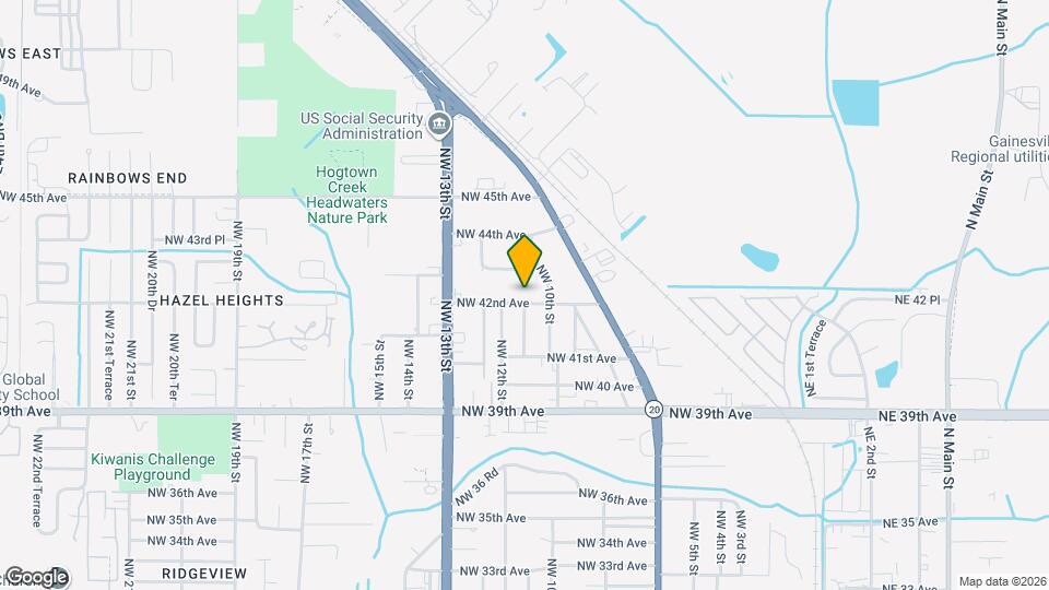 1100 NW 42nd Ave Map and Location Details