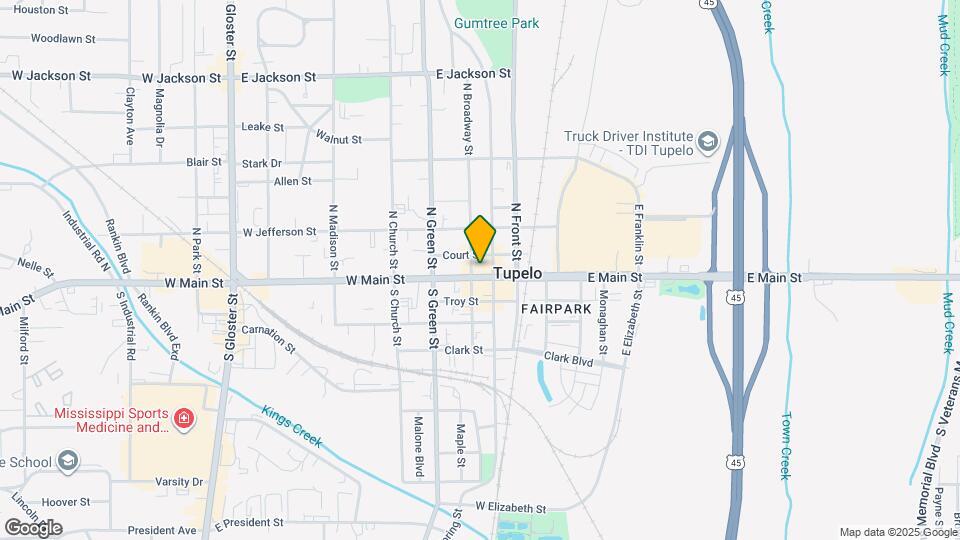 210 W Main St Map and Location Details