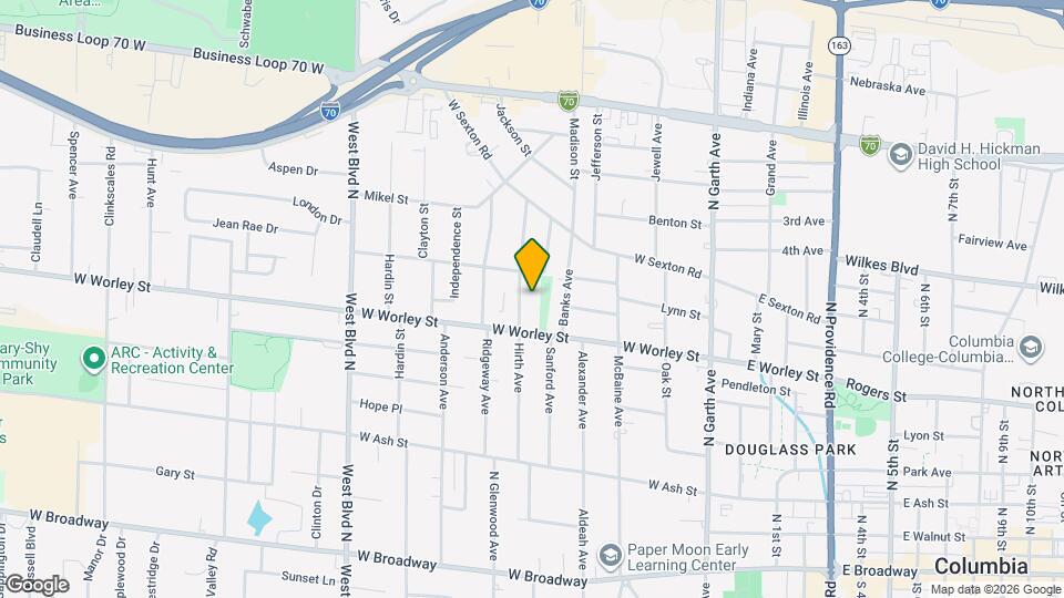 600 Hirth Ave Map and Location Details