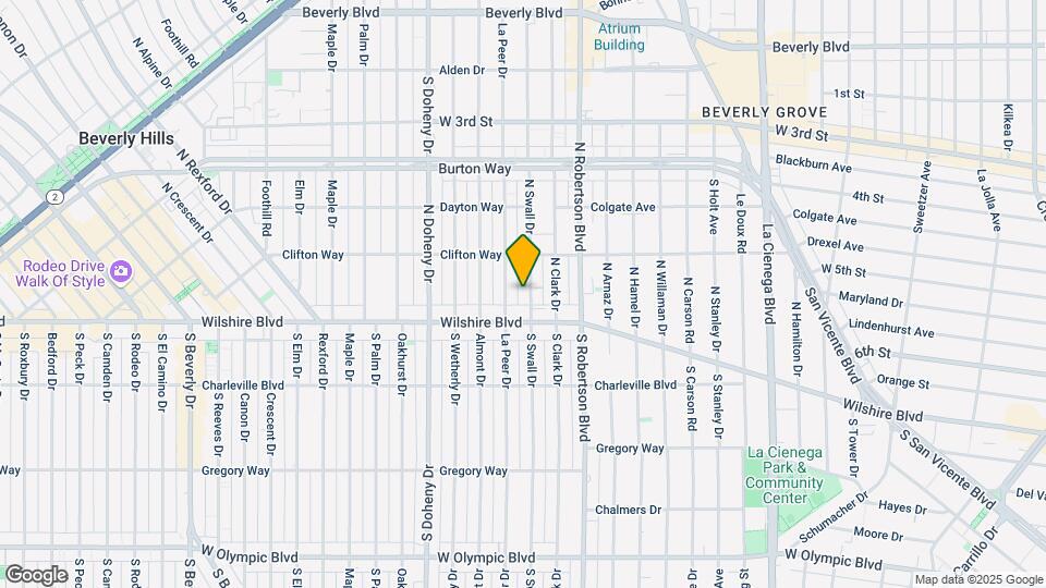 133 N Swall Dr Map and Location Details