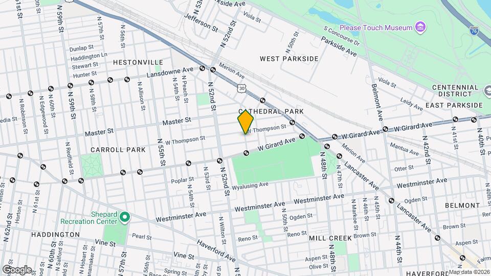 1251 N 51st St Map and Location Details