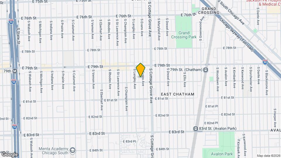 7948 S Evans Ave Mapa y Detalles de la Ubicación