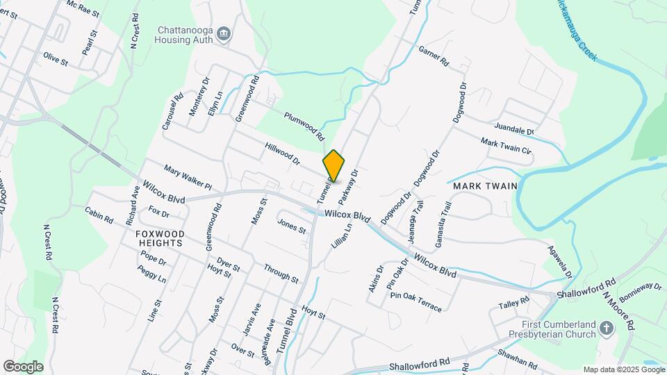 1712 Tunnel Blvd Map and Location Details