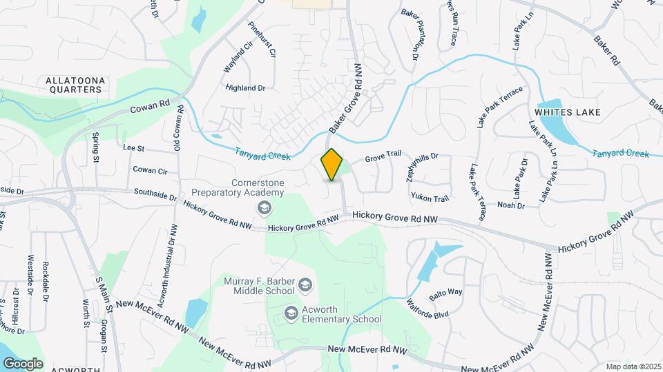 4574 Grove Park Way NW Map and Location Details