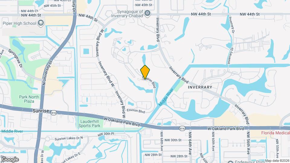 3521 Environ Blvd Mapa y Detalles de la Ubicación