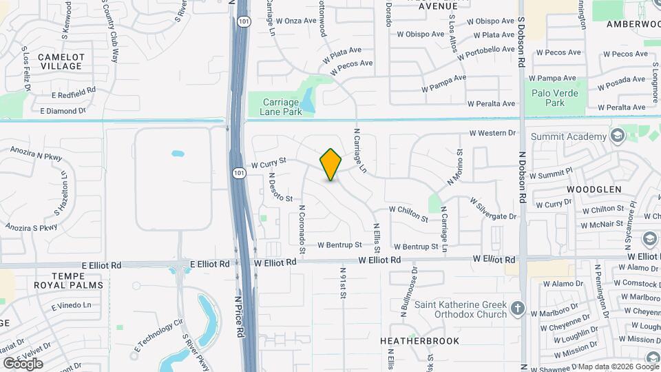 3231 N Woodburne Dr Map and Location Details