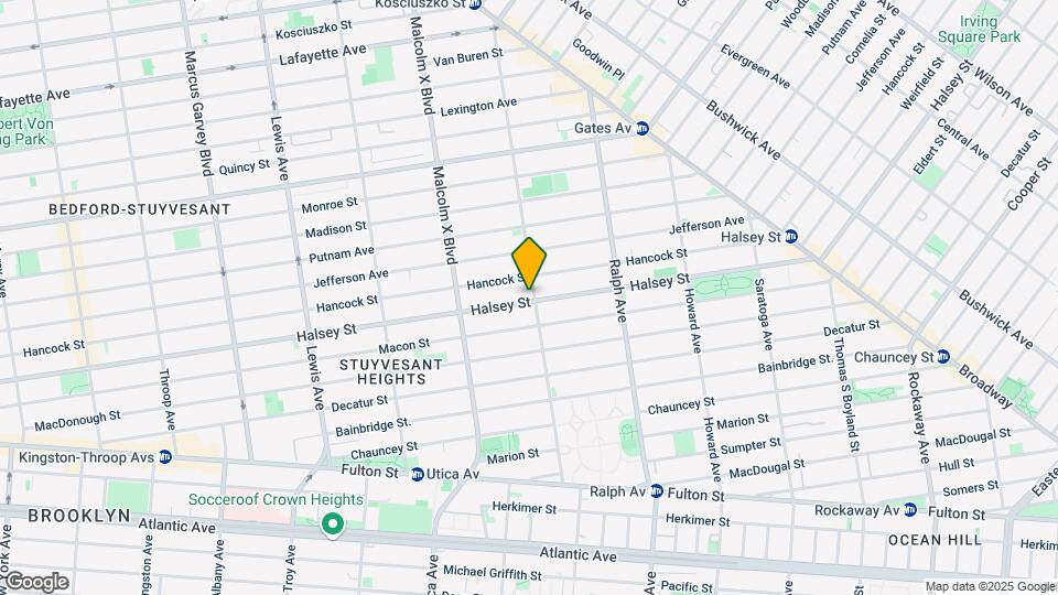 645 Halsey St Map and Location Details