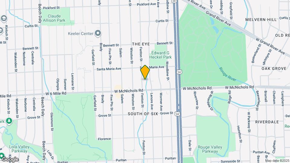 17156 Fenton St Map and Location Details