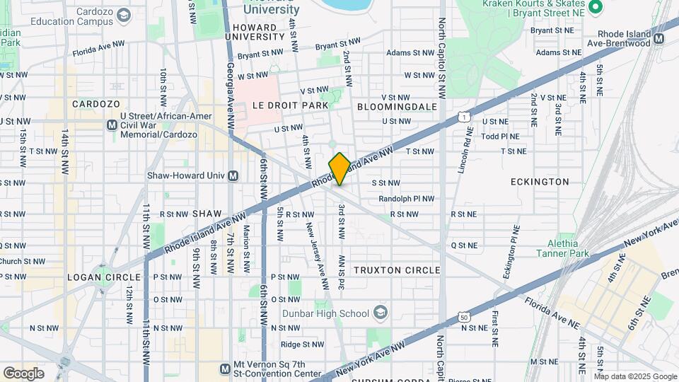243 Florida Ave NW Map and Location Details
