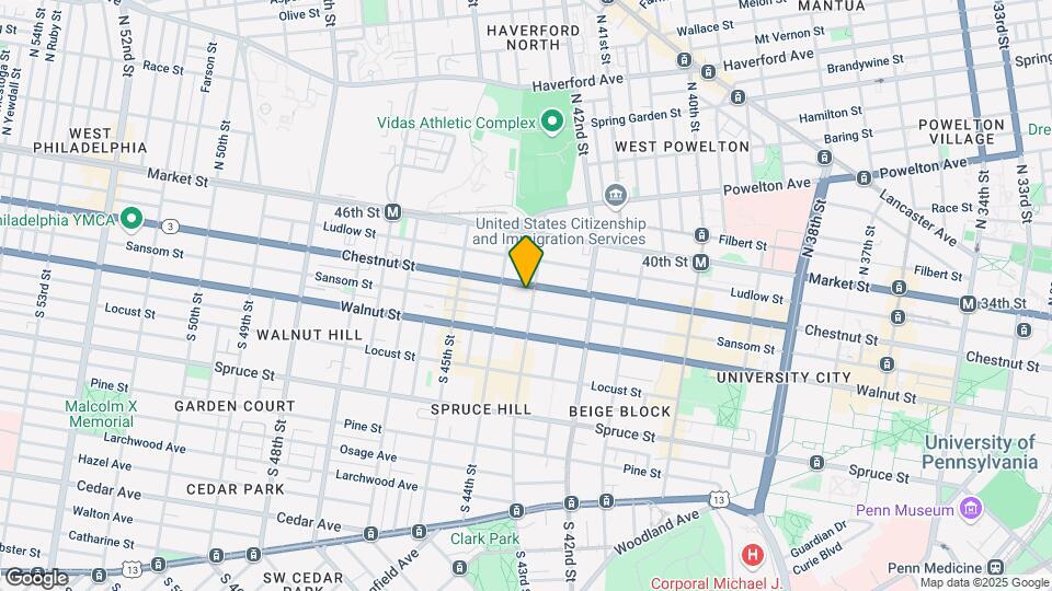 110 S 43rd St Map and Location Details