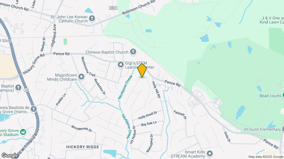 7515 Pence Pond Ln Map and Location Details