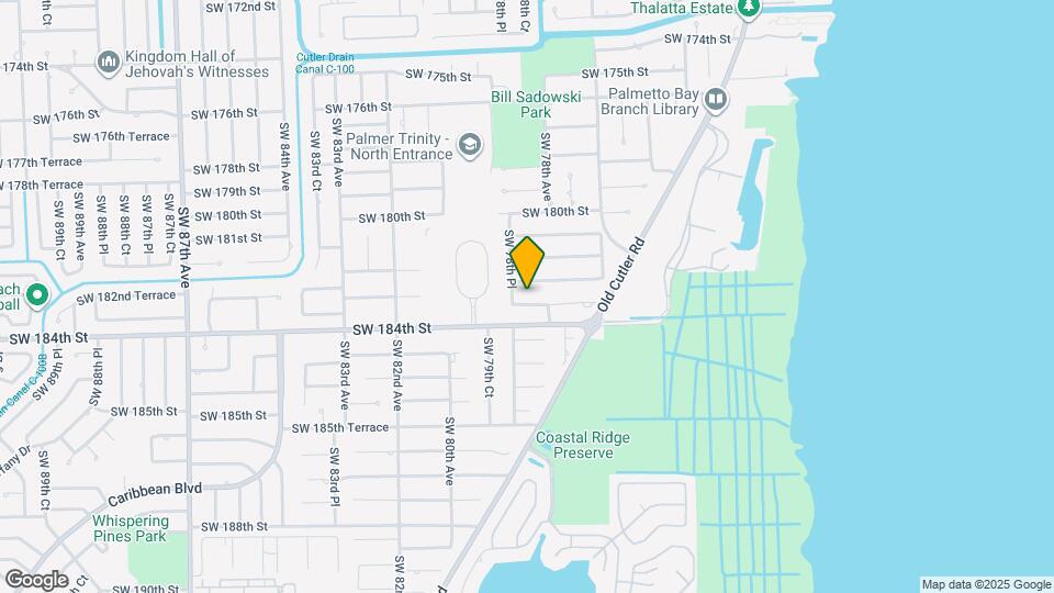 7865 SW 183rd Terrace Map and Location Details