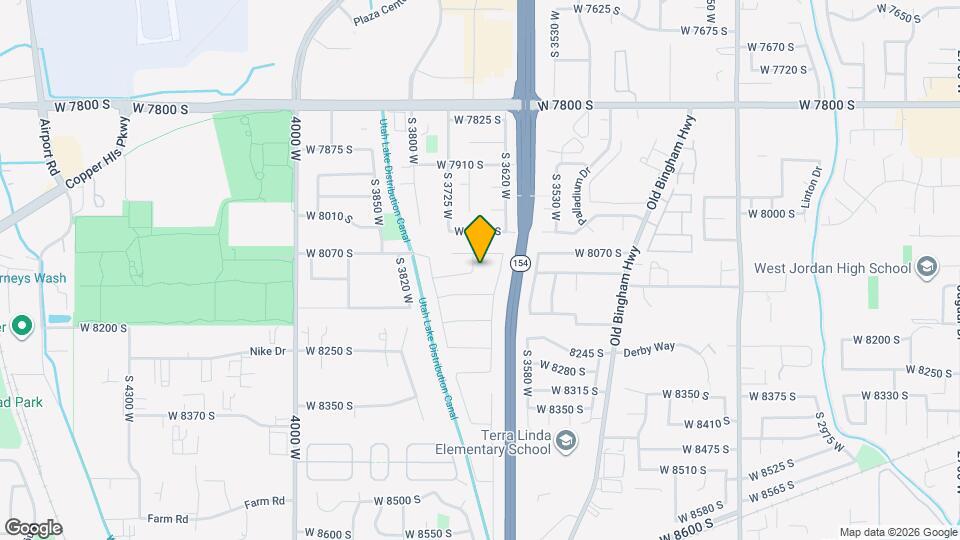 8097 S 3680 W Map and Location Details