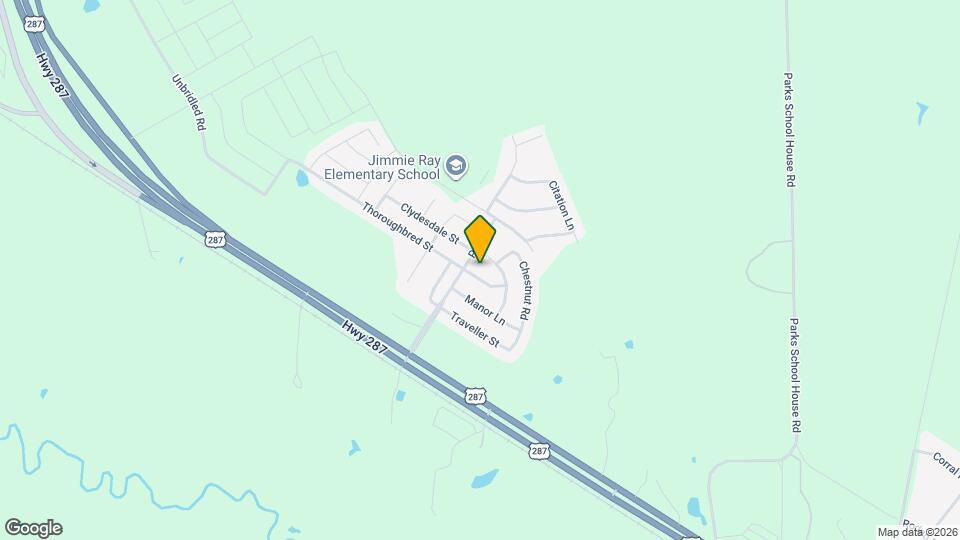 110 Thoroughbred St Map and Location Details