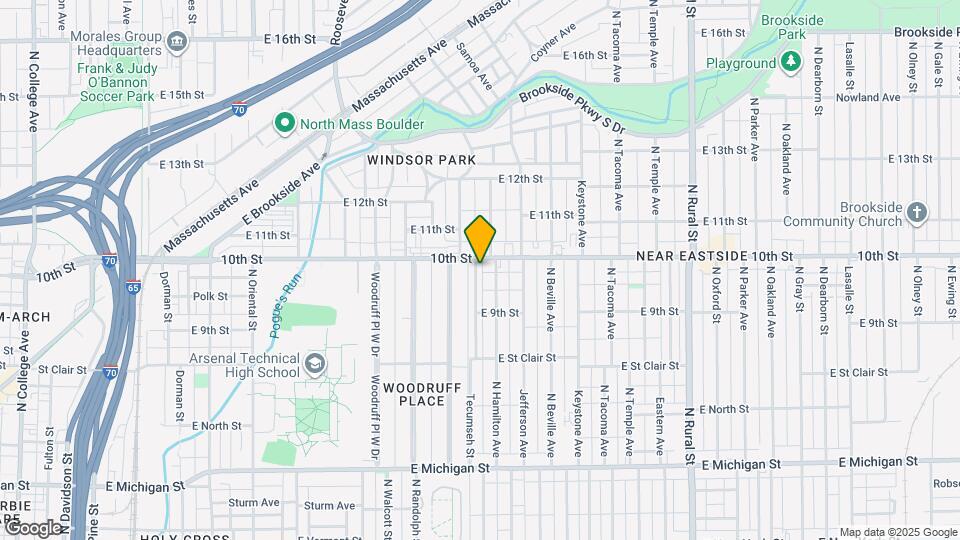 951 Tecumseh St, Unit B Map and Location Details