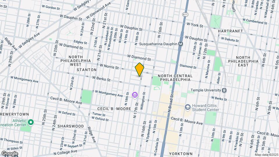 1924 N 17th St-Unit -B Mapa y Detalles de la Ubicación