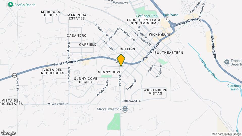 500 W Apache St Map and Location Details